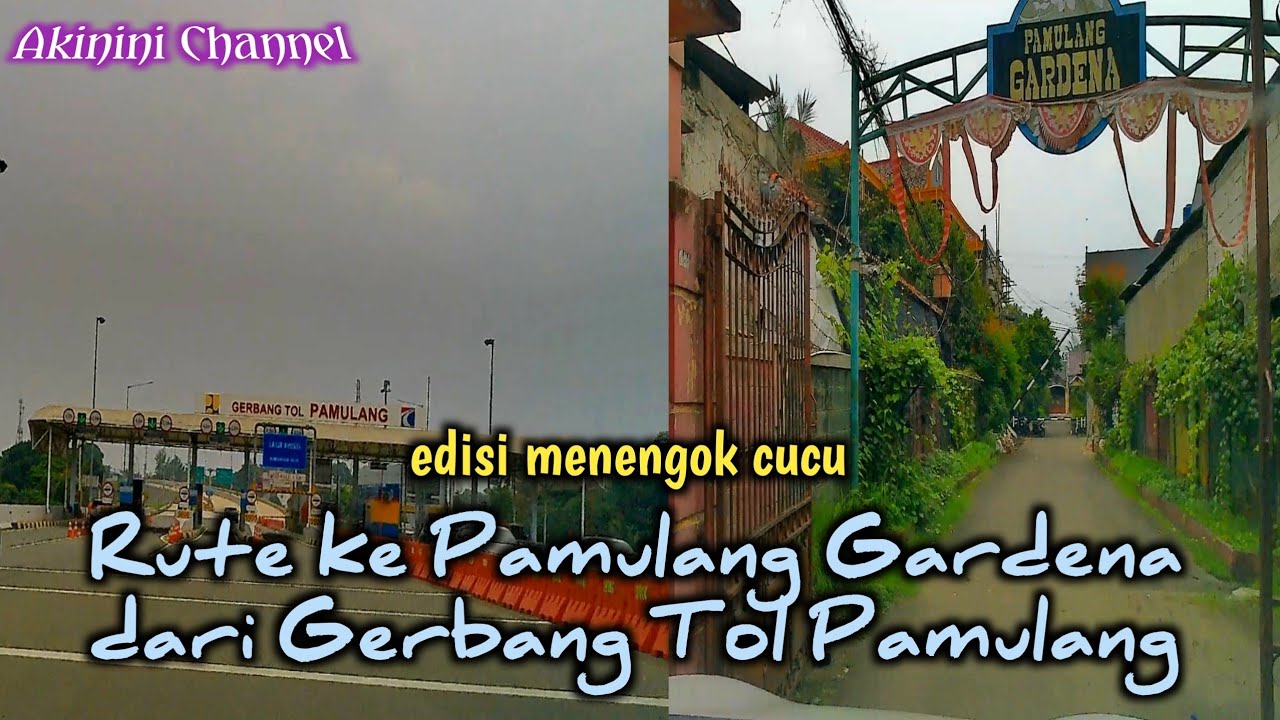 Rute Tol ke Pamulang Gardena Tangsel