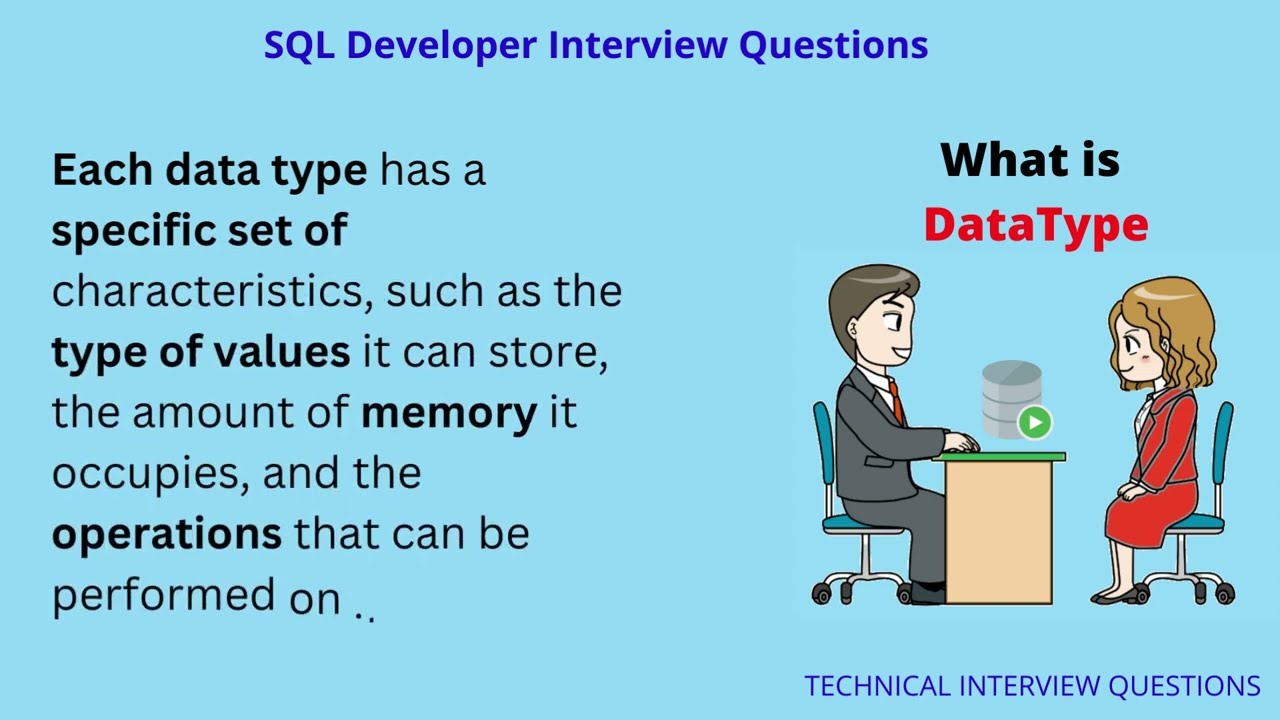 What are Datatypes in SQL  |   SQL Developer | with Example  | Most Asked Interview Question
