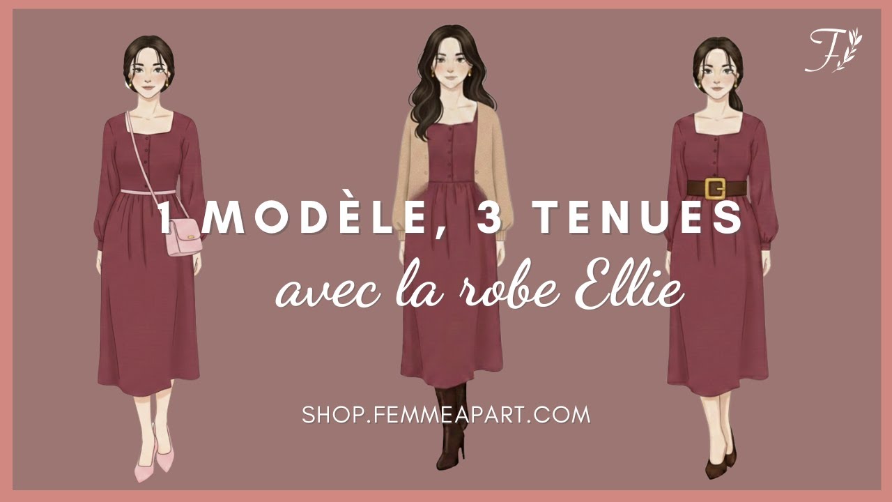 1 robes, 3 tenues pour rayonner au quotidien