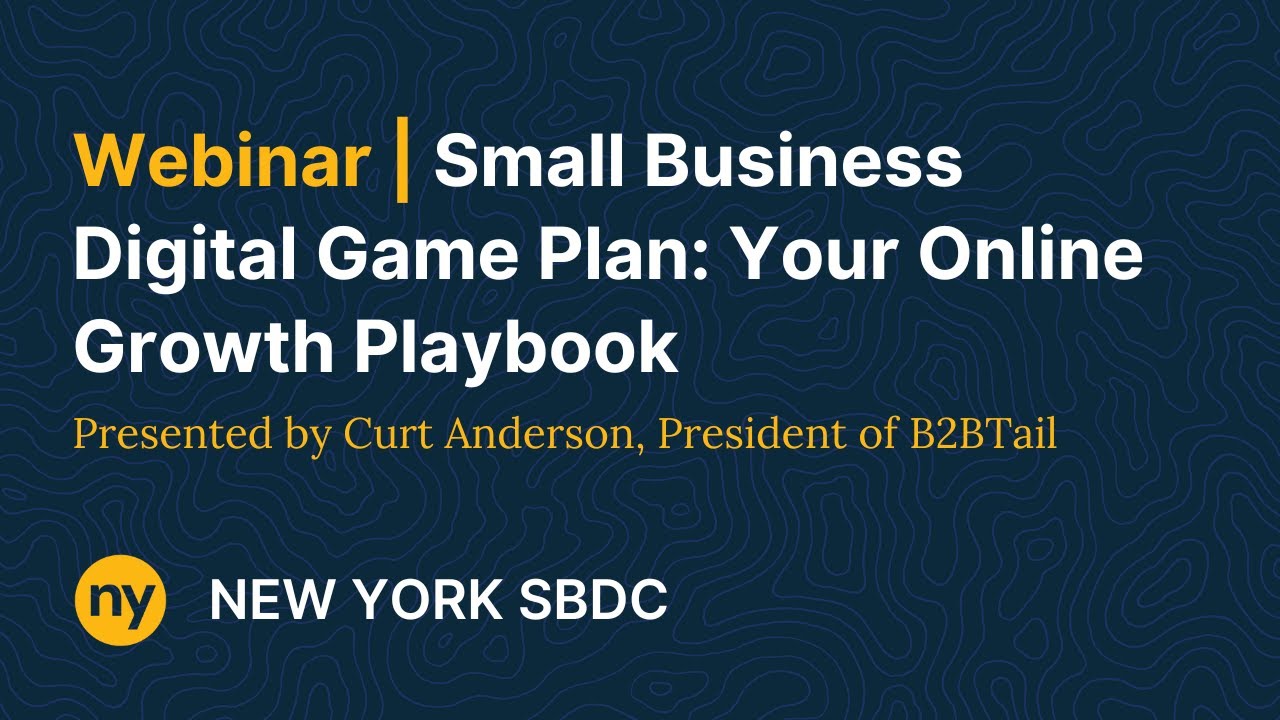 Small Business Digital Game Plan: Your Online Growth Playbook
