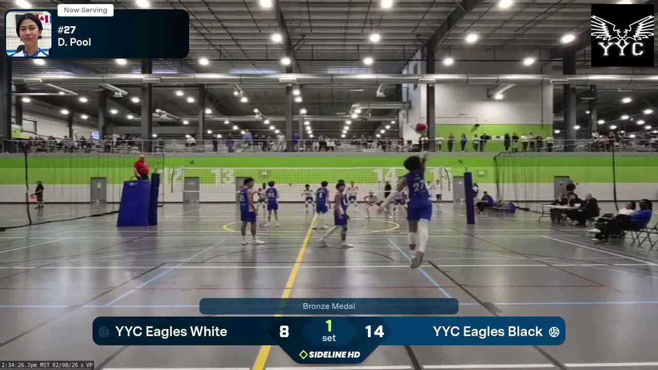 U15 Boys Premier 1, Bronze Medal Game - YYC Eagles Black vs YYC Eagles White (2-0)