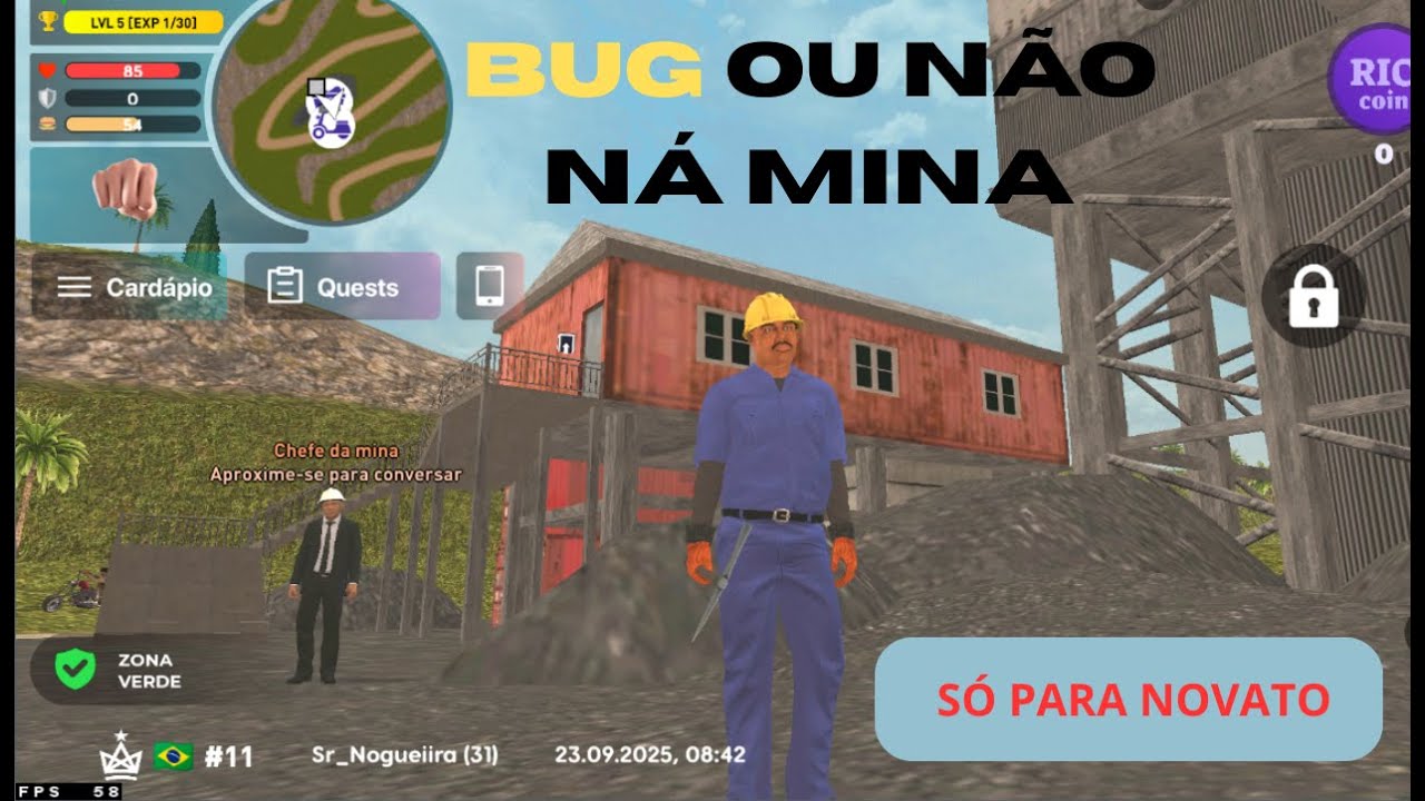 BUG DÁ MINA RIO RISE NÃO ENTRE