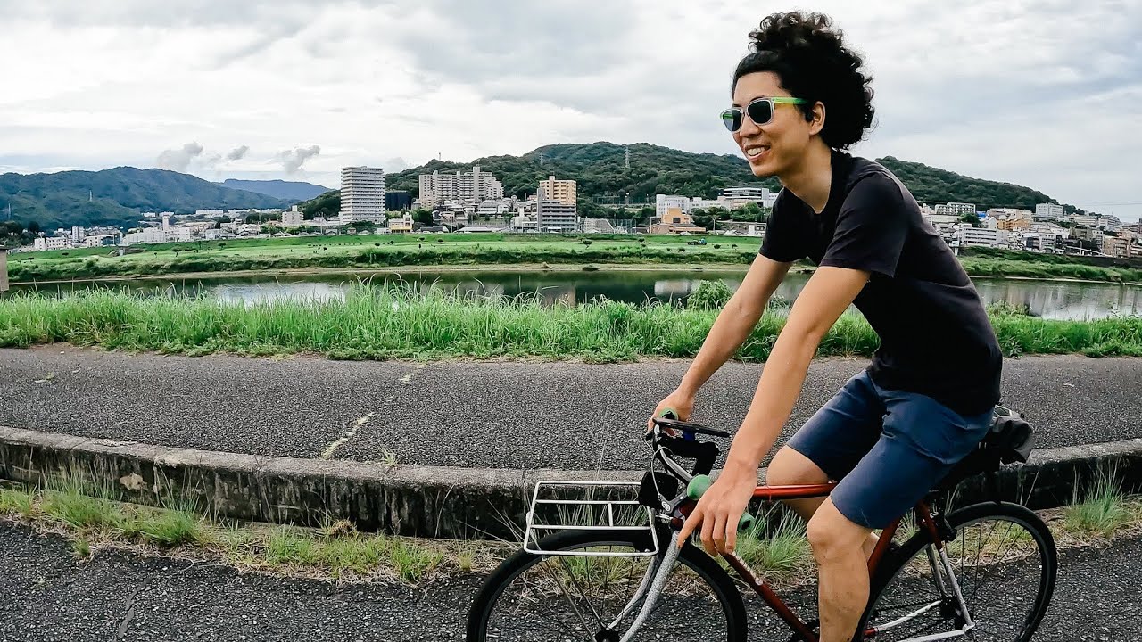 ピストバイクで広島の古墳を巡るサイクリング