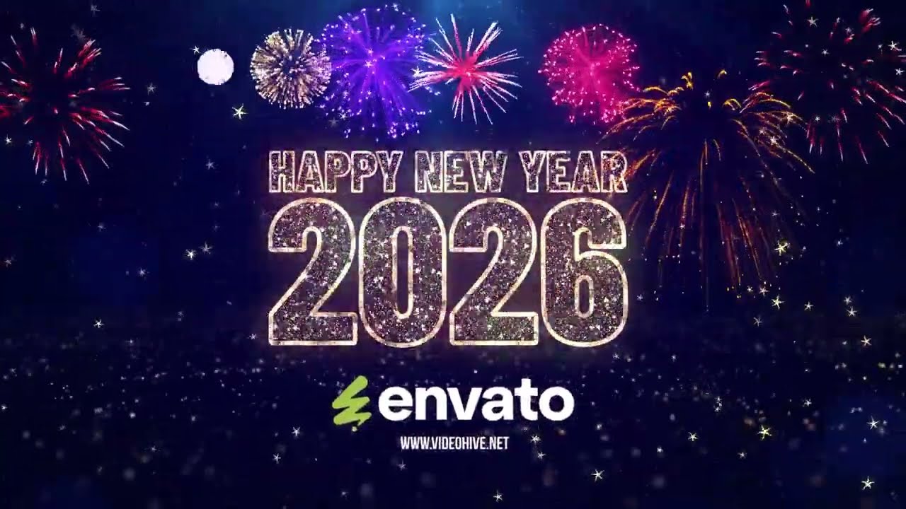 Happy New Year 2026 Greeting | Free After Effects Template by Alpha Motion