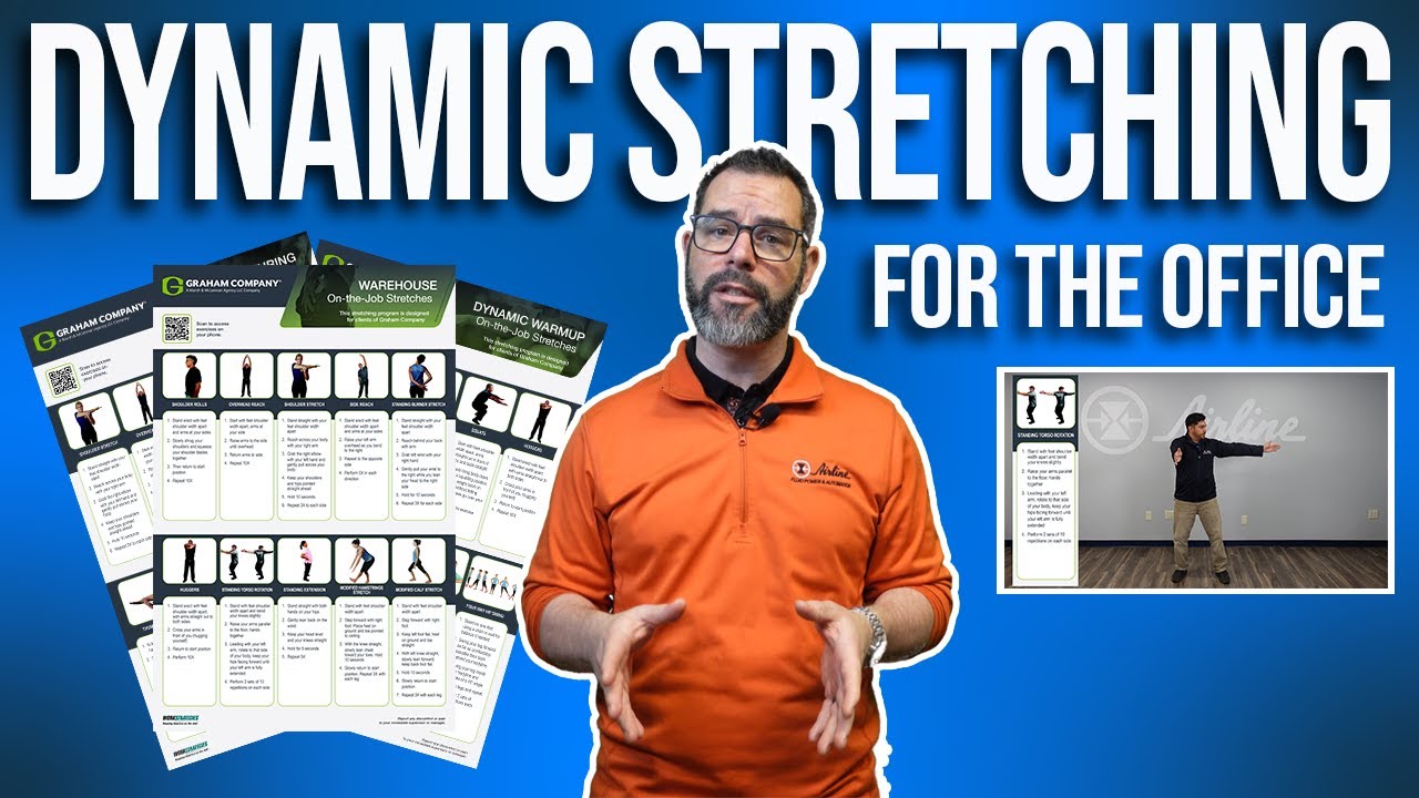 10-Minute Dynamic Stretch Routine for Office & Industrial Workers | Daily Stretches for Manufacturin