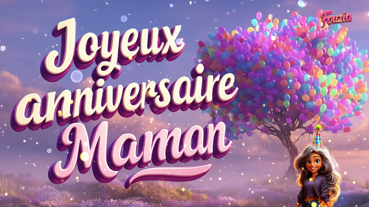 Joyeux anniversaire Maman