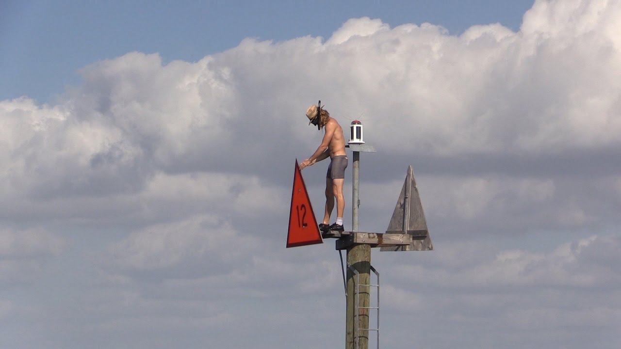 Jumping Off Channel Marker
