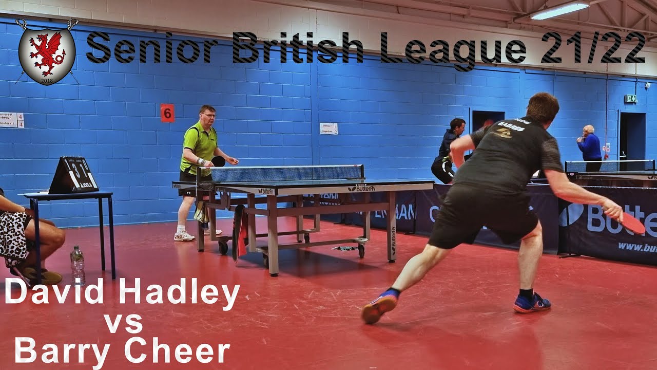 | SBL 2021/22 | David Hadley vs Barry Cheer | Somerset Sabres | Table Tennis England |