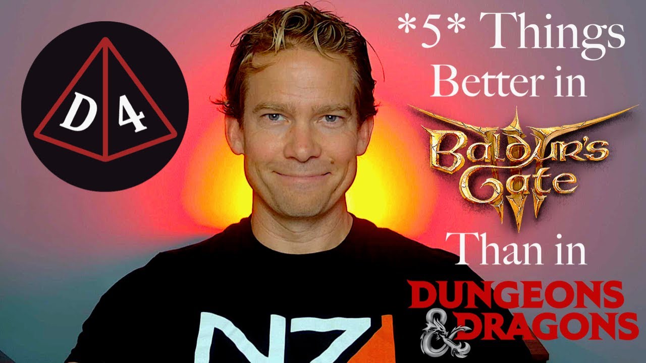 5 вещей в Baldur's Gate *сильнее*, чем в D&D