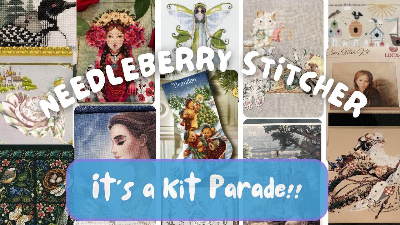 FlossTube 35 - It’s a Kit Parade!!  Dimensions, Bucilla, Design Works & more
