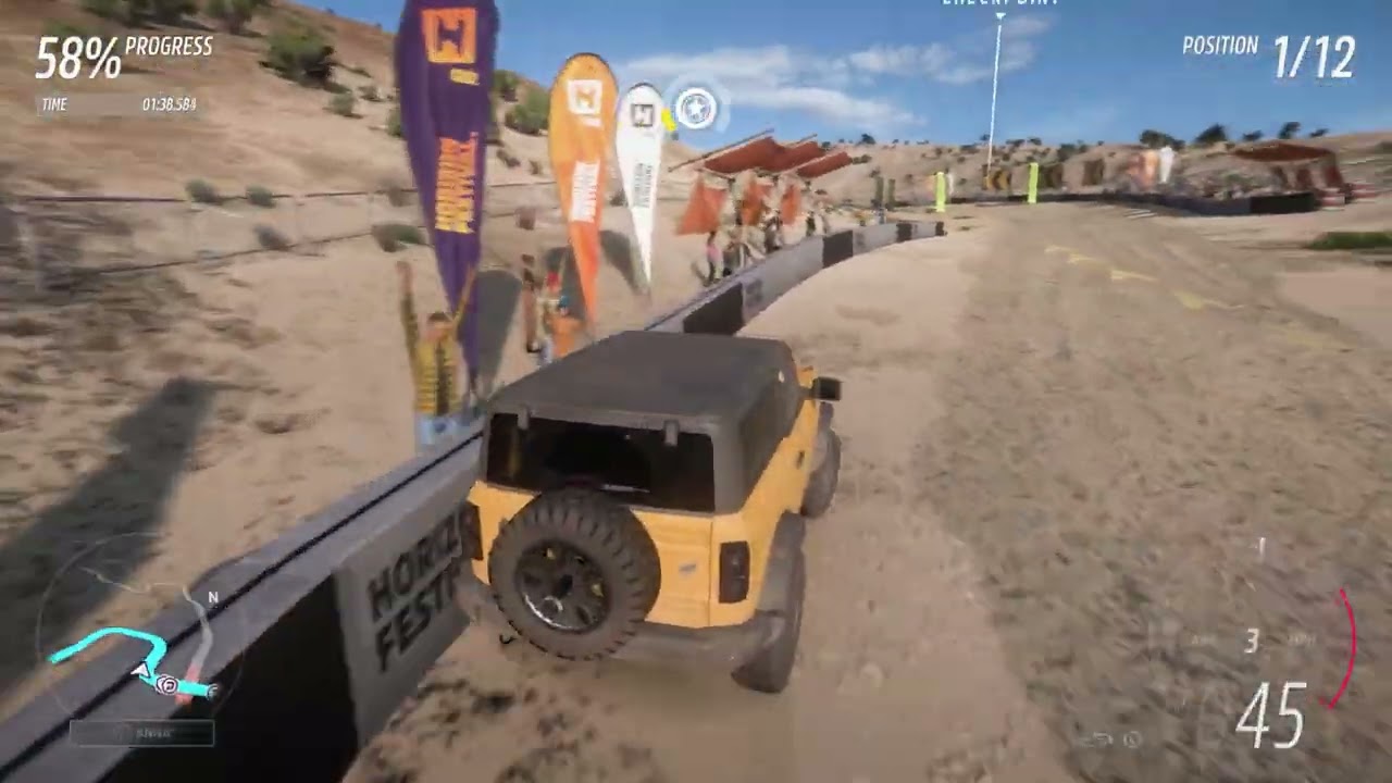 Yellow Ford Bronco Extreme Off-Road | Forza Horizon 5