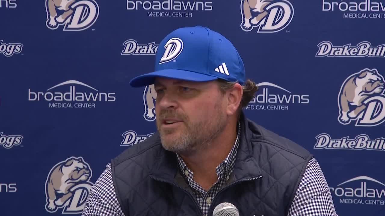 Full news conference: Drake University introduces new football coach