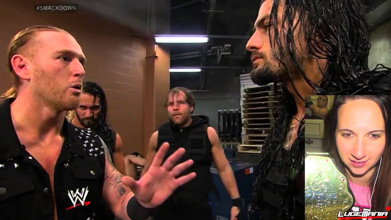 WWE Smackdown 4/25/14 The Shield DESTROYS 3MB backstage brawl Live Commentary