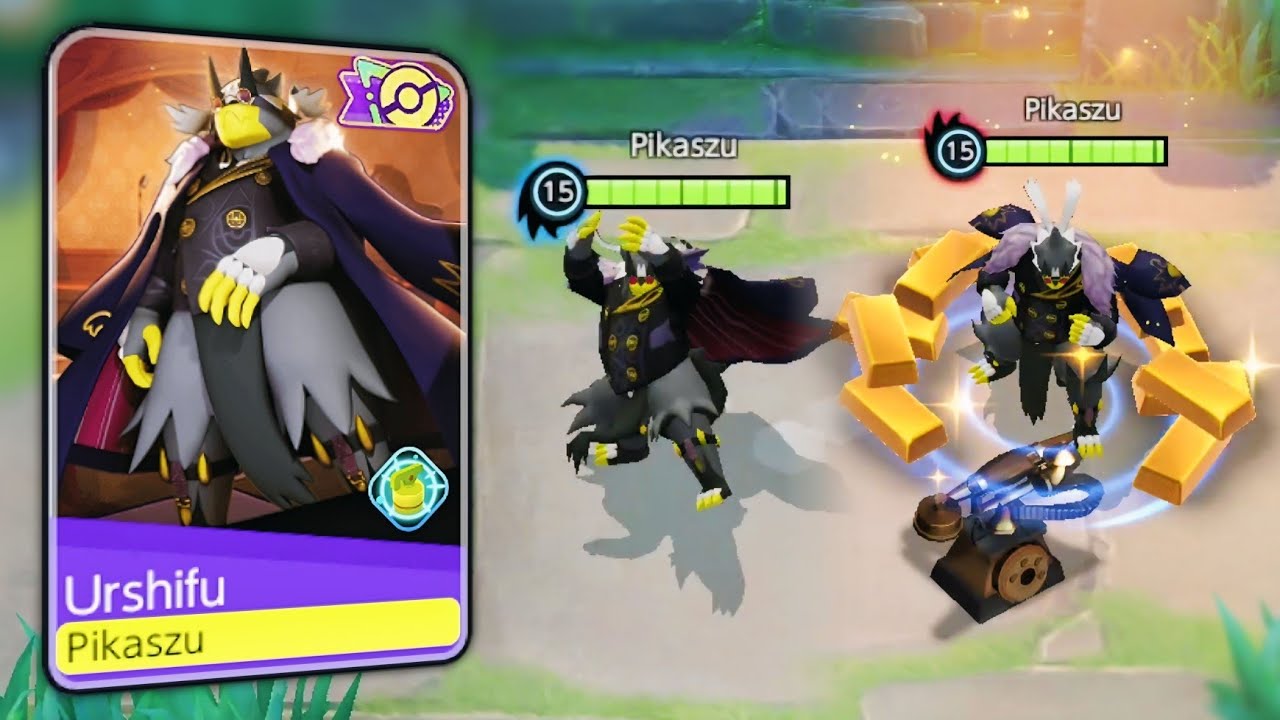 Urshifu Default vs Dark Suit Style Holowear Comparison - Pokemon Unite