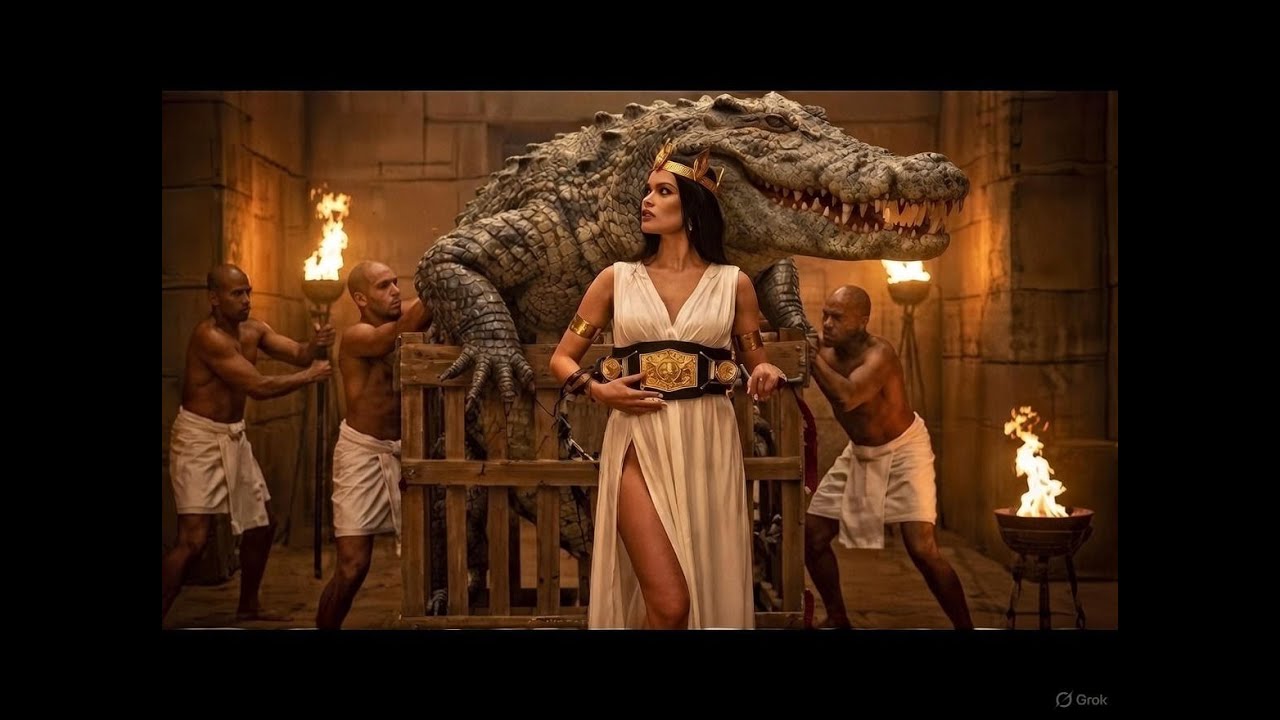 How Cleopatra’s Luxury Crocodile-Leather Robe Was Made | Ancient Royal Craft Process