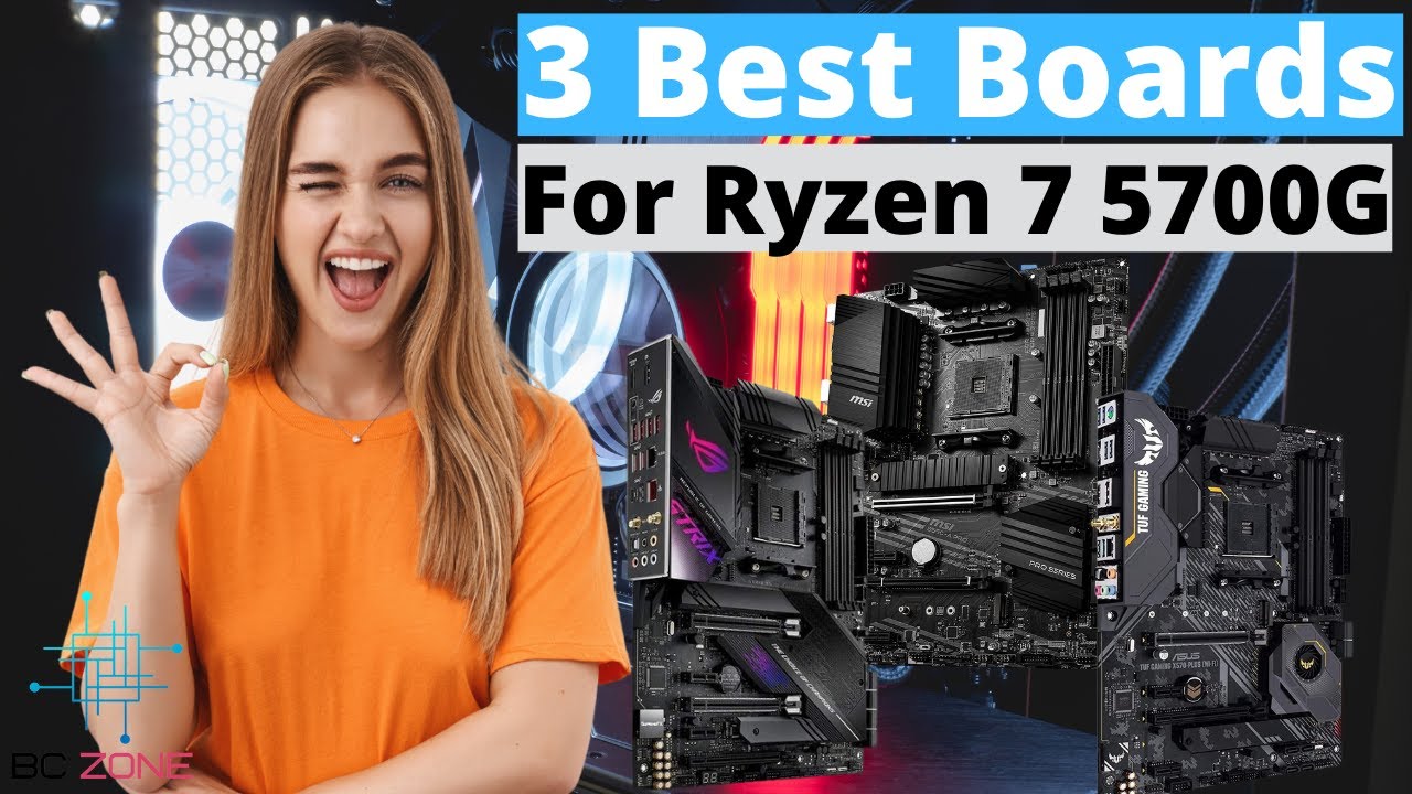 THE BEST MOTHERBOARDS FOR RYZEN 7 5700G! (TOP 3)