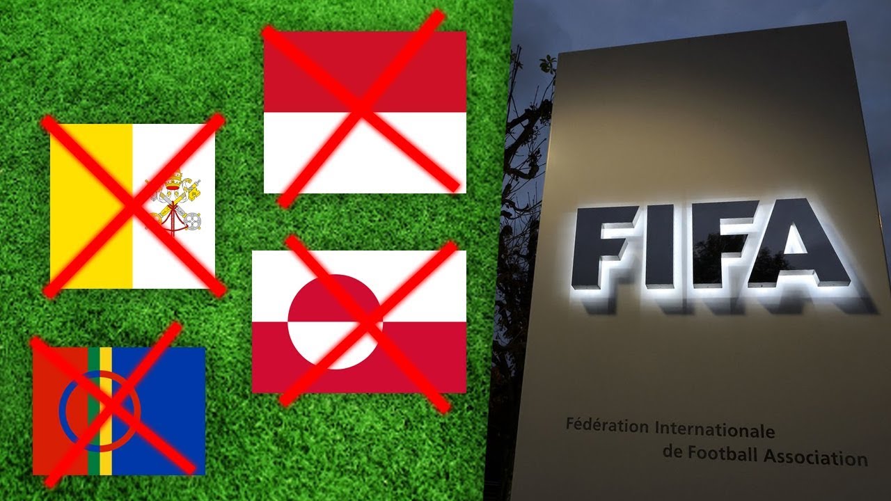 Które reprezentacje nie są uznawane przez FIFA?