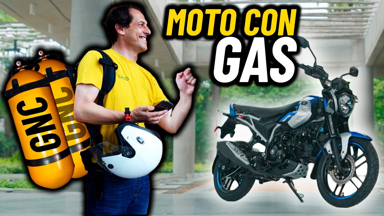 Moto a gas cambia el mercado del Motociclismo #bajajfreedom