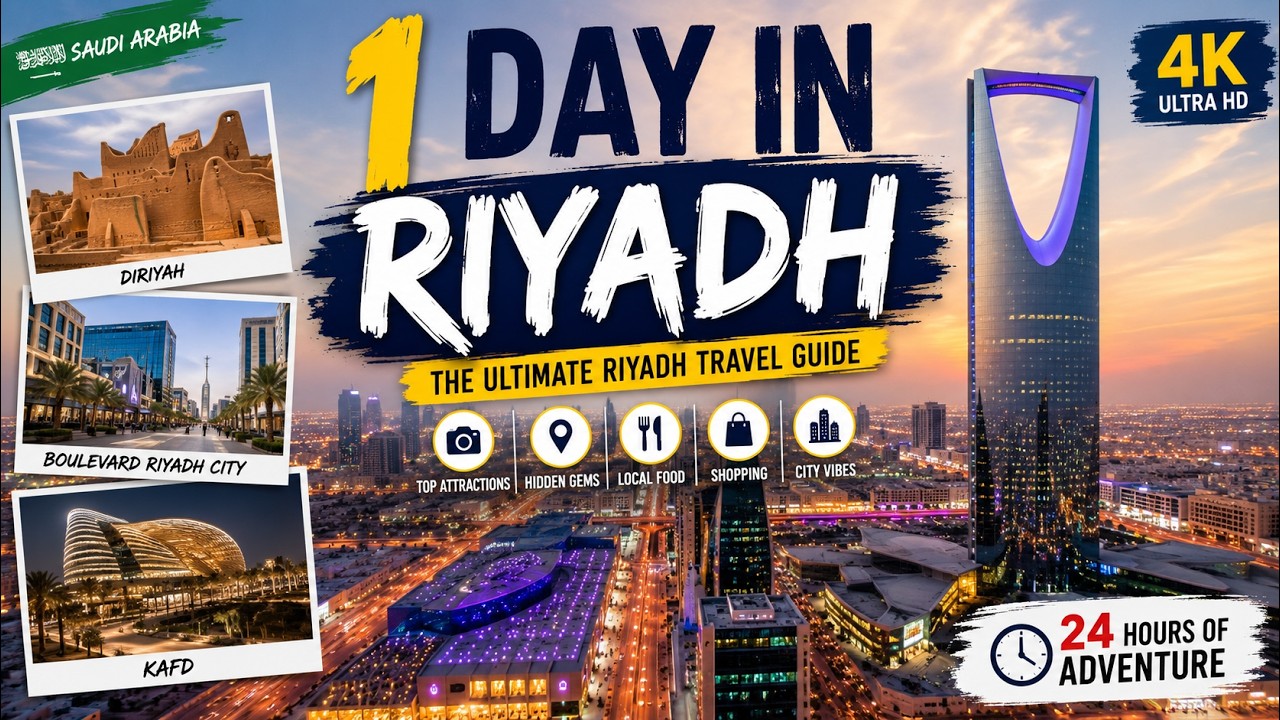 1 Day in Riyadh 🇸🇦 | The Ultimate Riyadh Travel Guide 2026 | 4K City Tour