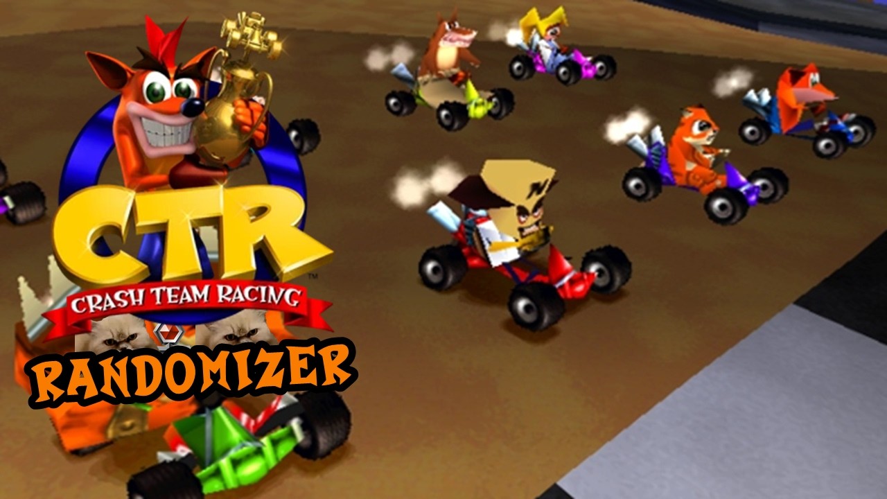 Jogando CTR, só que o jogo ta todo randomizado kek || Crash Team Racing Randomizer
