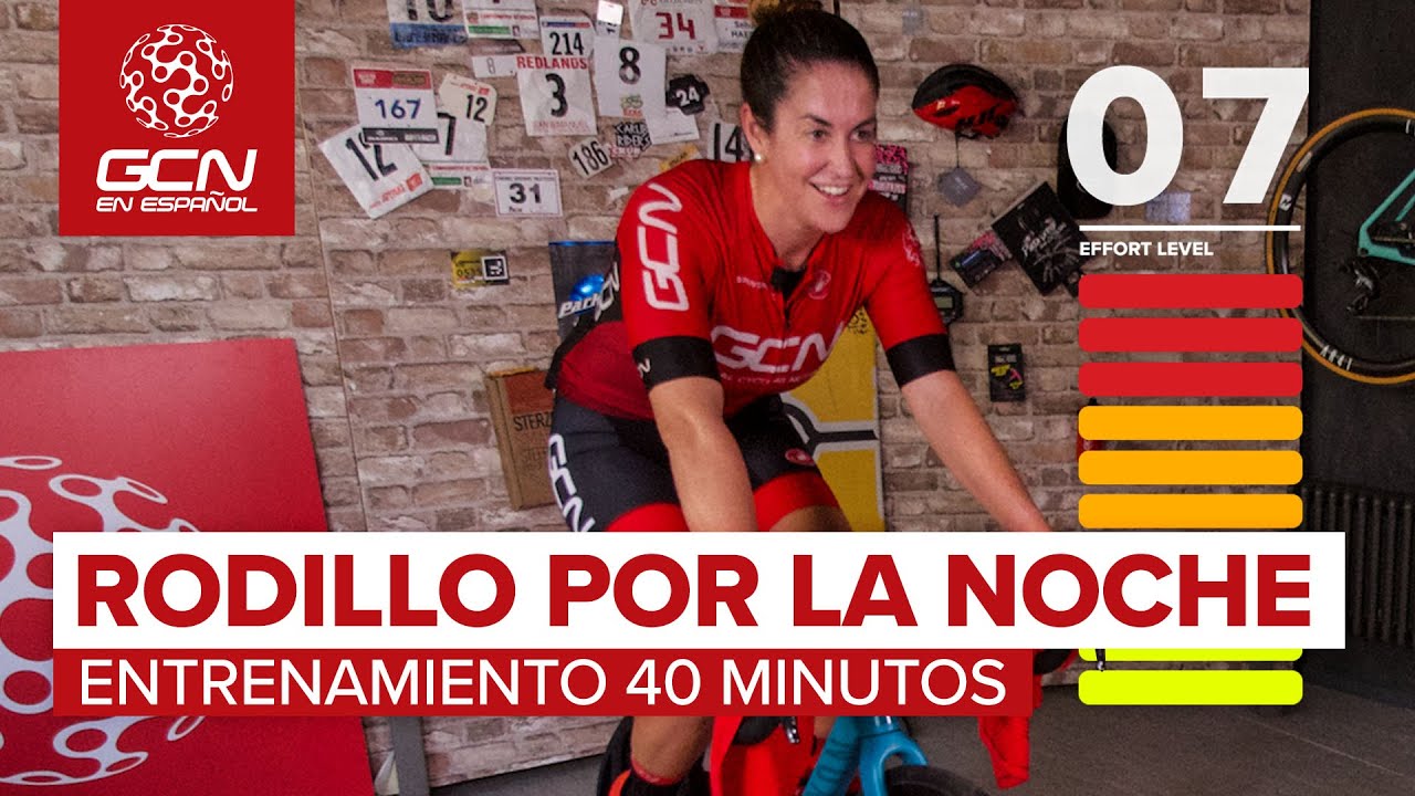 Sesión Rodillo Alta Cadencia HIIT Para Por La Noche | Entrenamiento 40 minutos