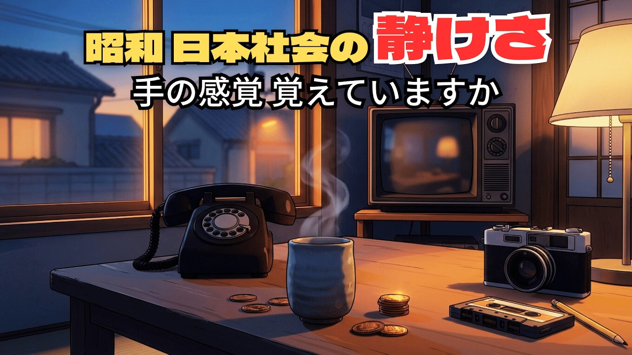 静けさの昭和、日本社会はなぜ特別だったか覚えていますか