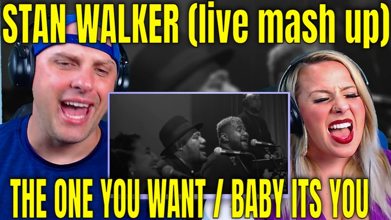 Реакция на песню STAN WALKER - THE ONE YOU WANT / BABY IT'S YOU (лайв-мэшап)