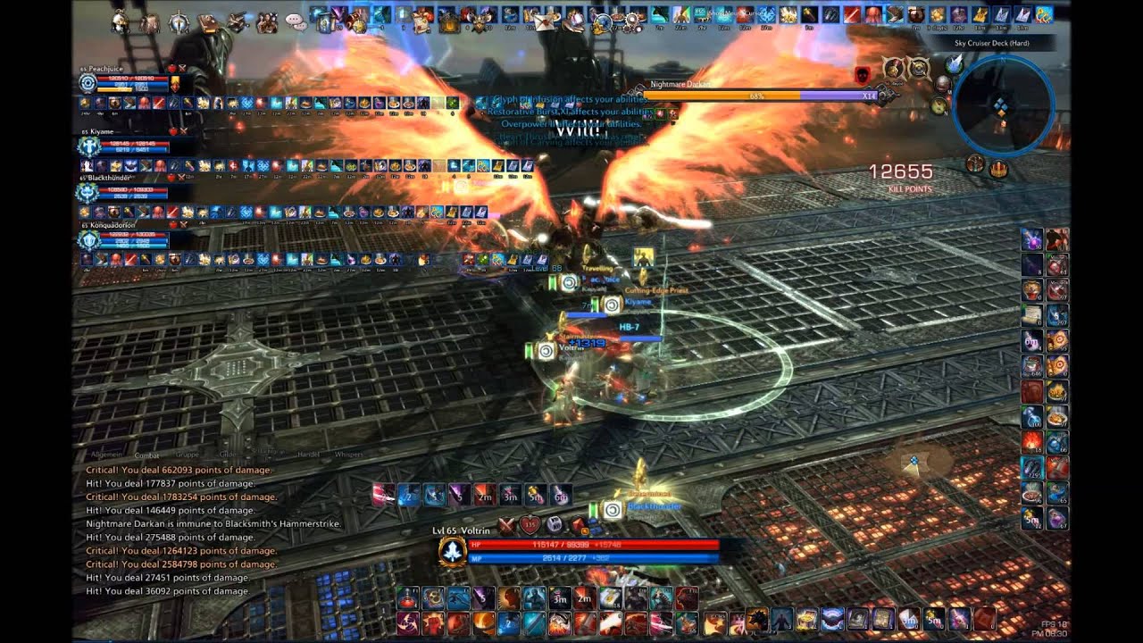 Tera EU - Skycruiser HM - Final Boss - Unnerfed Highscore