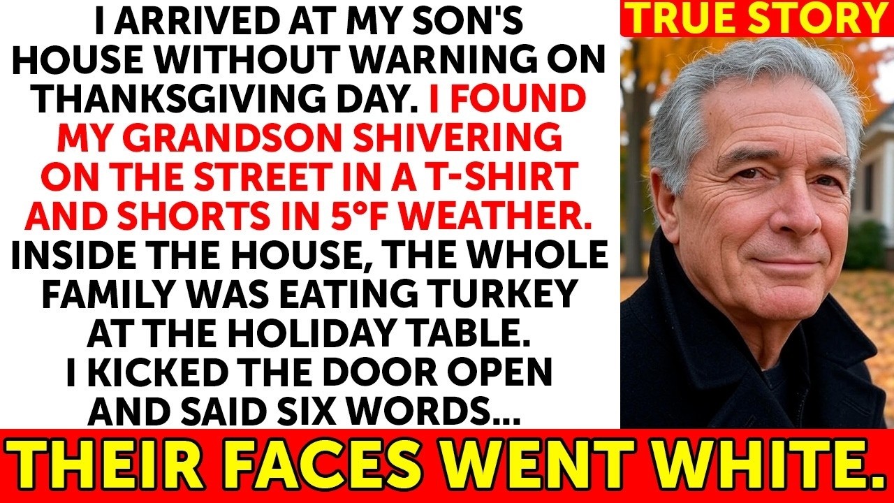 While My Grandson Was Freezing Outside On Thanksgiving Day, My Family Was Eating Turkey At T