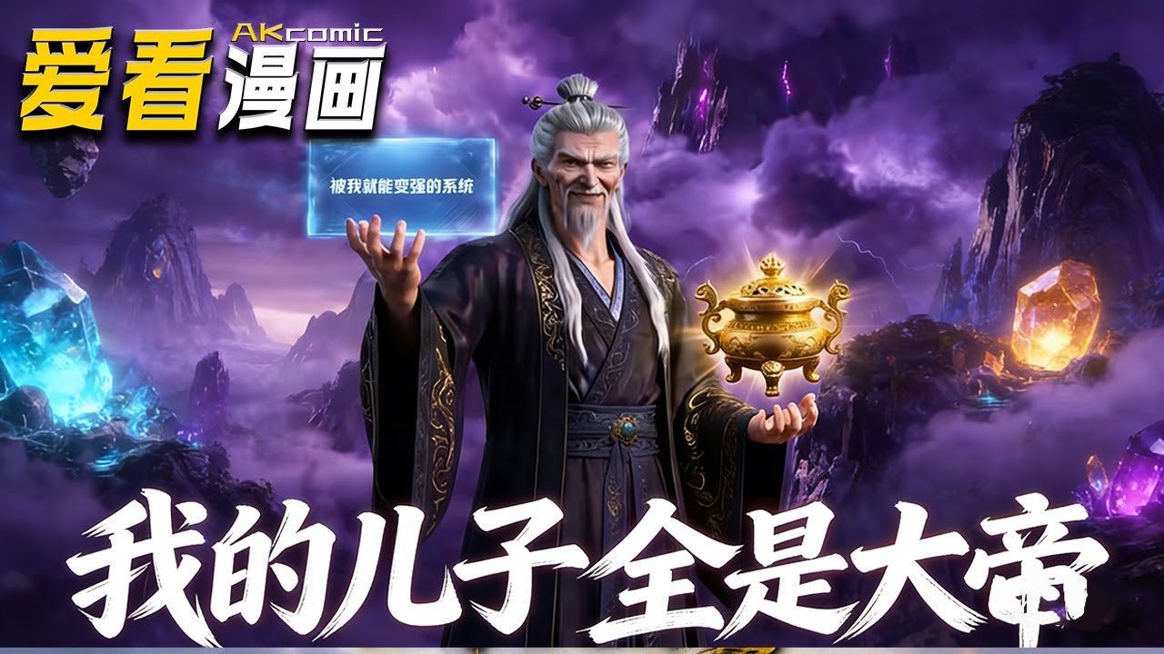 🔥【新番全集来袭】《我的儿子全是大帝》  糟老头冒充大帝之父，死后十万年复活，九个儿子全是大帝，我却靠作死等儿子救！#anime #爽文 #爱看漫画 #玄幻