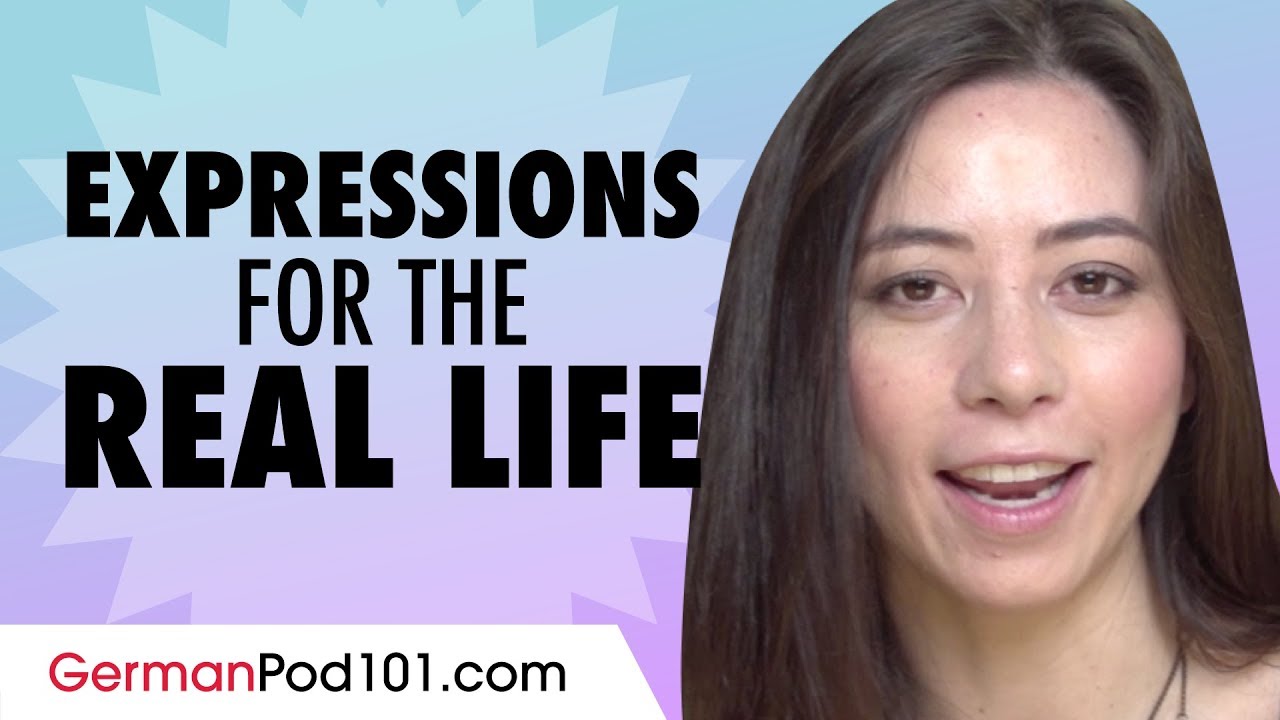 Vocabulary and Common Expressions for Real Life German Conversation
