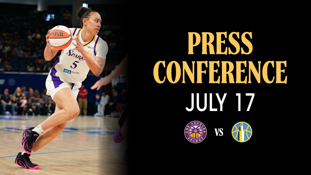 LA Sparks Basketball | Postgame Press Conference vs Chicago Sky 7.17.26