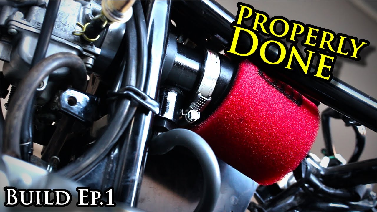 POD FILTER INTAKE | Honda Rebel 250 Bobber/Chopper Project