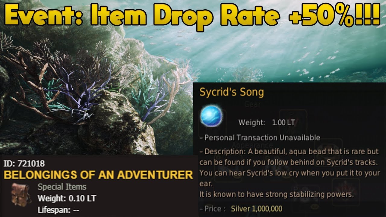 Adventurer Backpack & Item Drop Rate +50% | Daily Dose of BDO #10