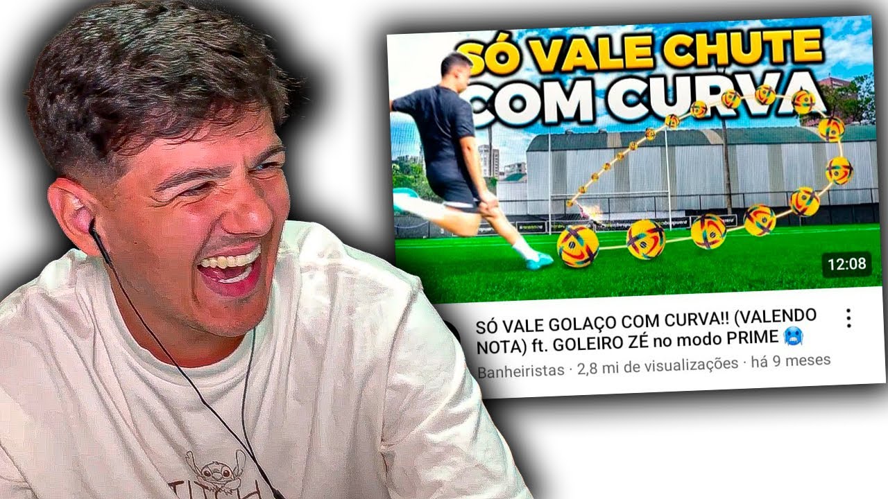 S&Oacute; VALE GOLA&Ccedil;O COM CURVA!! (VALENDO NOTA) ft. GOLEIRO Z&Eacute; no modo PRIME - wardi REACT!