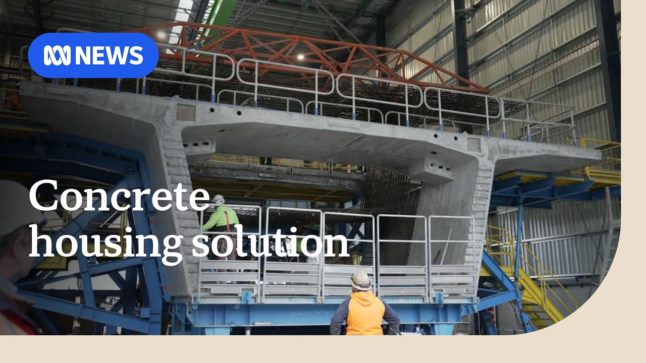 Could pre-cast concrete help solve Australia's housing crisis? | ABC News