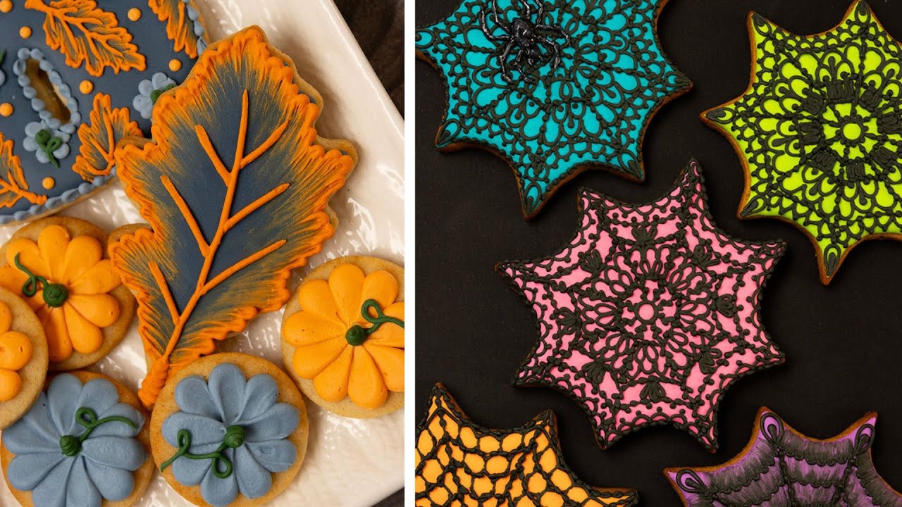 1 Hour Halloween and Fall Cookie Decorating 🎃🍂