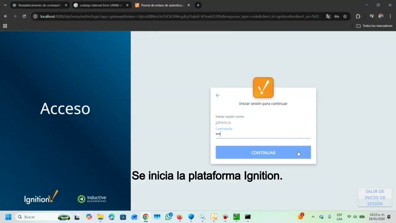 5) Maqueta MPS Festo, Conexión con Ignition a través de OPC UA Expert