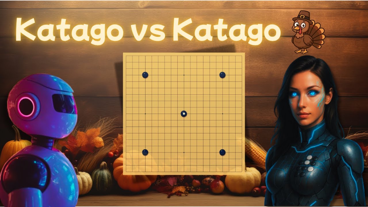 Katago даёт Katago пять гандикапов ?? [Katago 2024 VS Katago 2020] Специальный выпуск ко Дню благ...