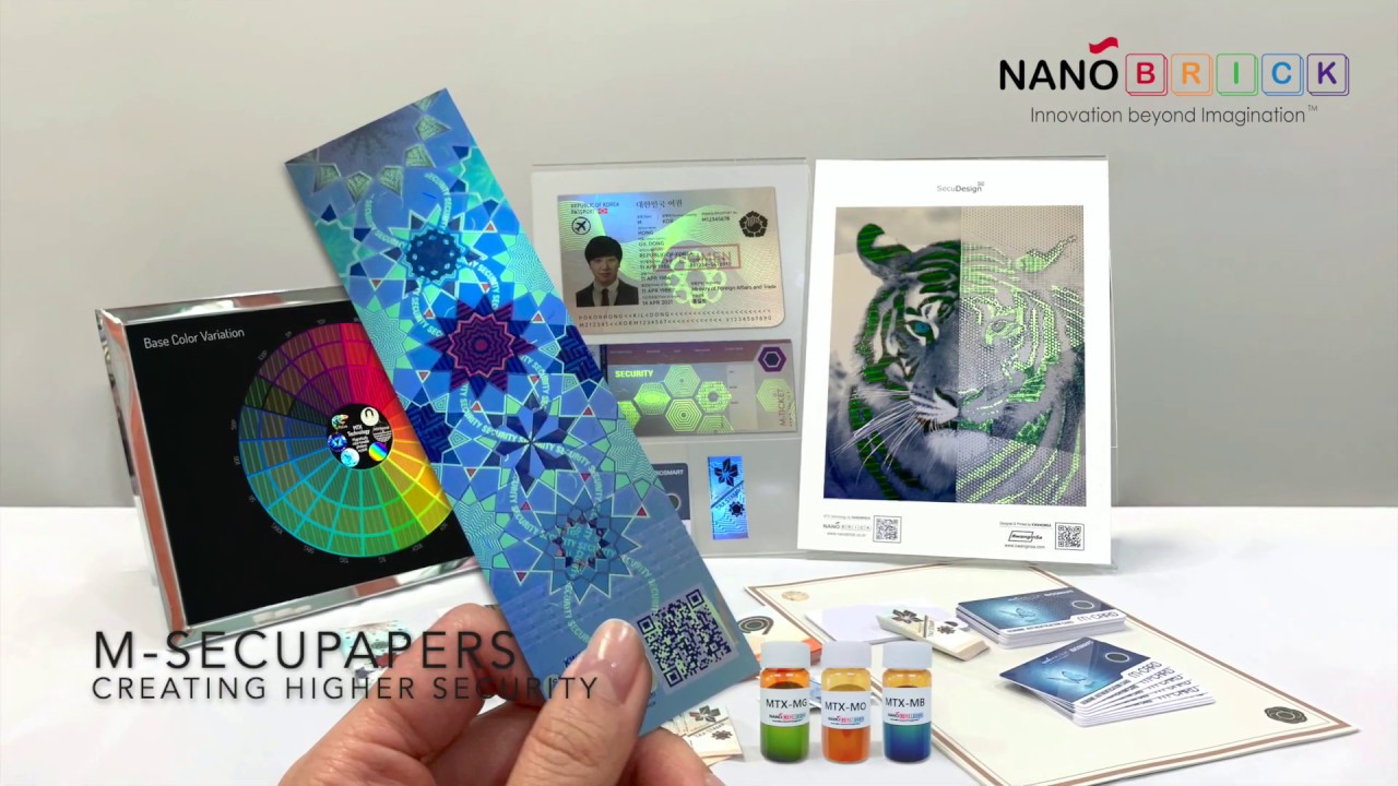 NANOBRICK / M Secuprint - Tax Stamp, Security Documents