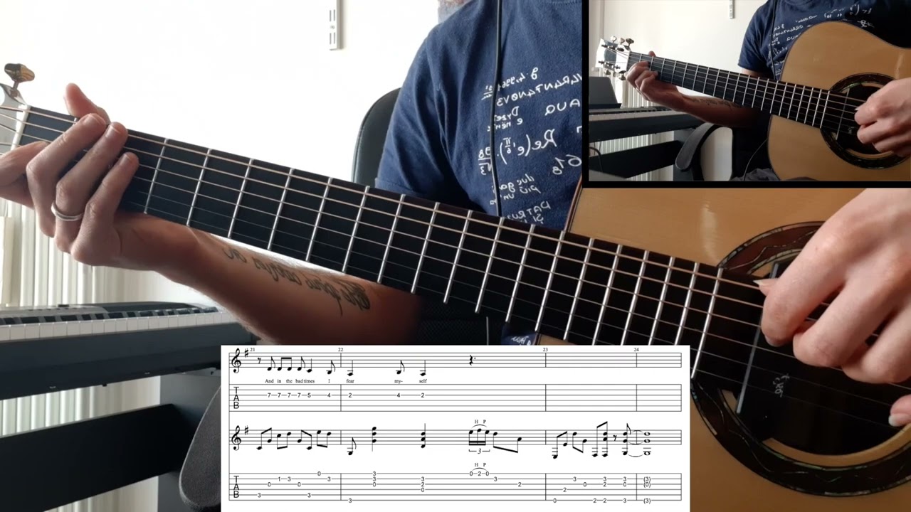 Shallow - Easy guitar duet (Tab+Music sheet)