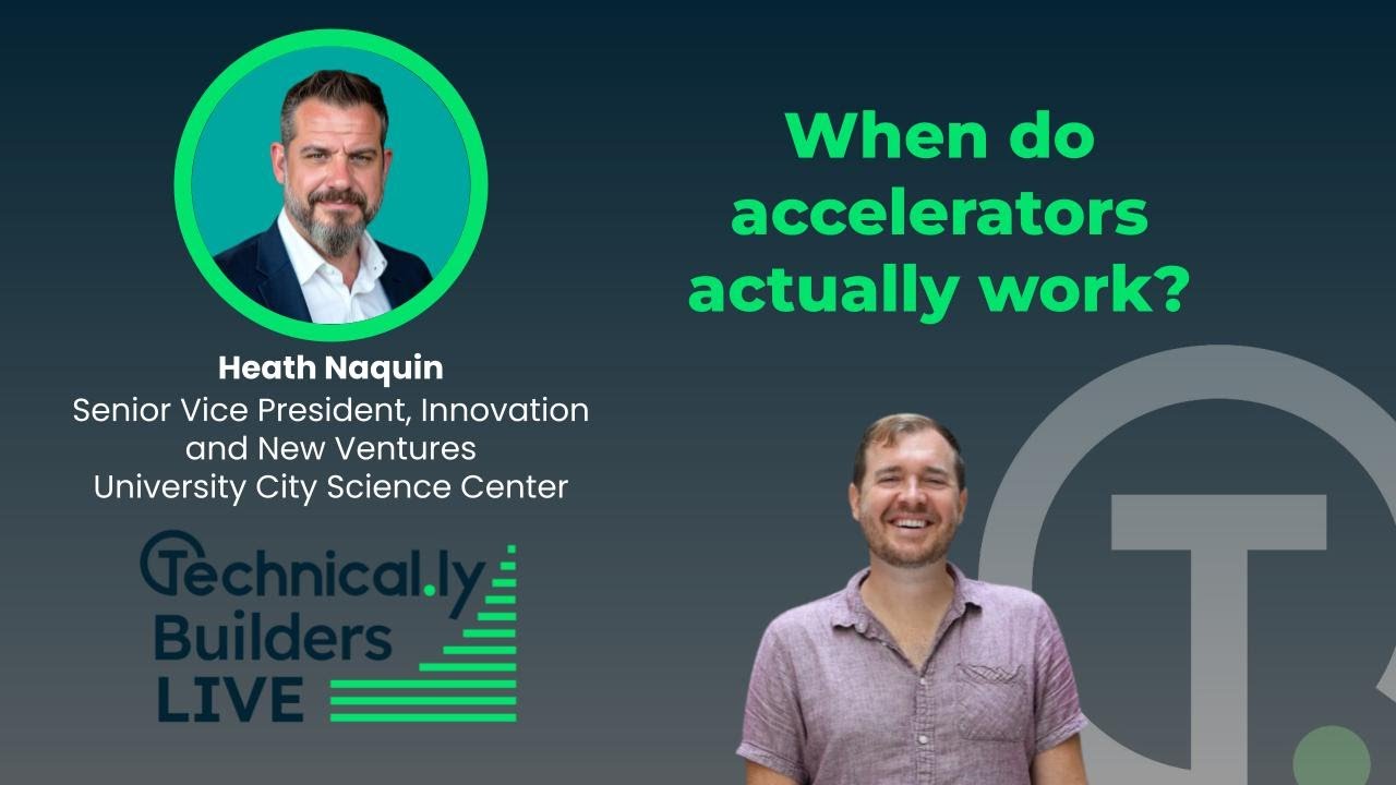 When do accelerators actually work? [Builders Live: 10/29/25]