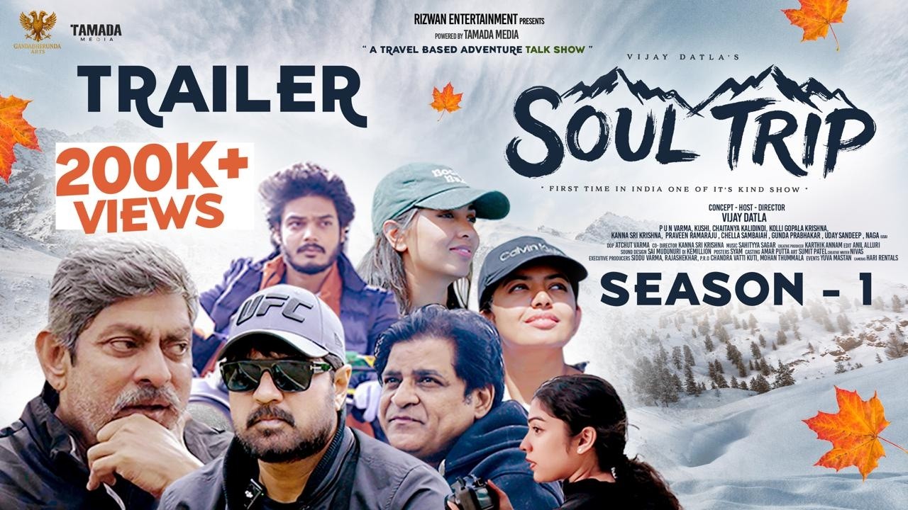 Soul Trip Trailer | Season 1  | Vijay Datla | Travel-Based Talk Show