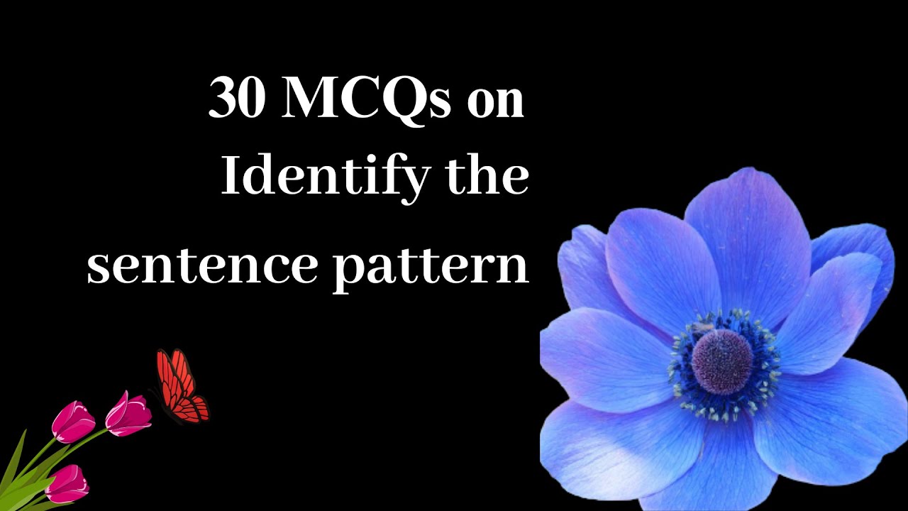 9 Identify the sentence pattern I MCQ I PG TRB I Unit 10