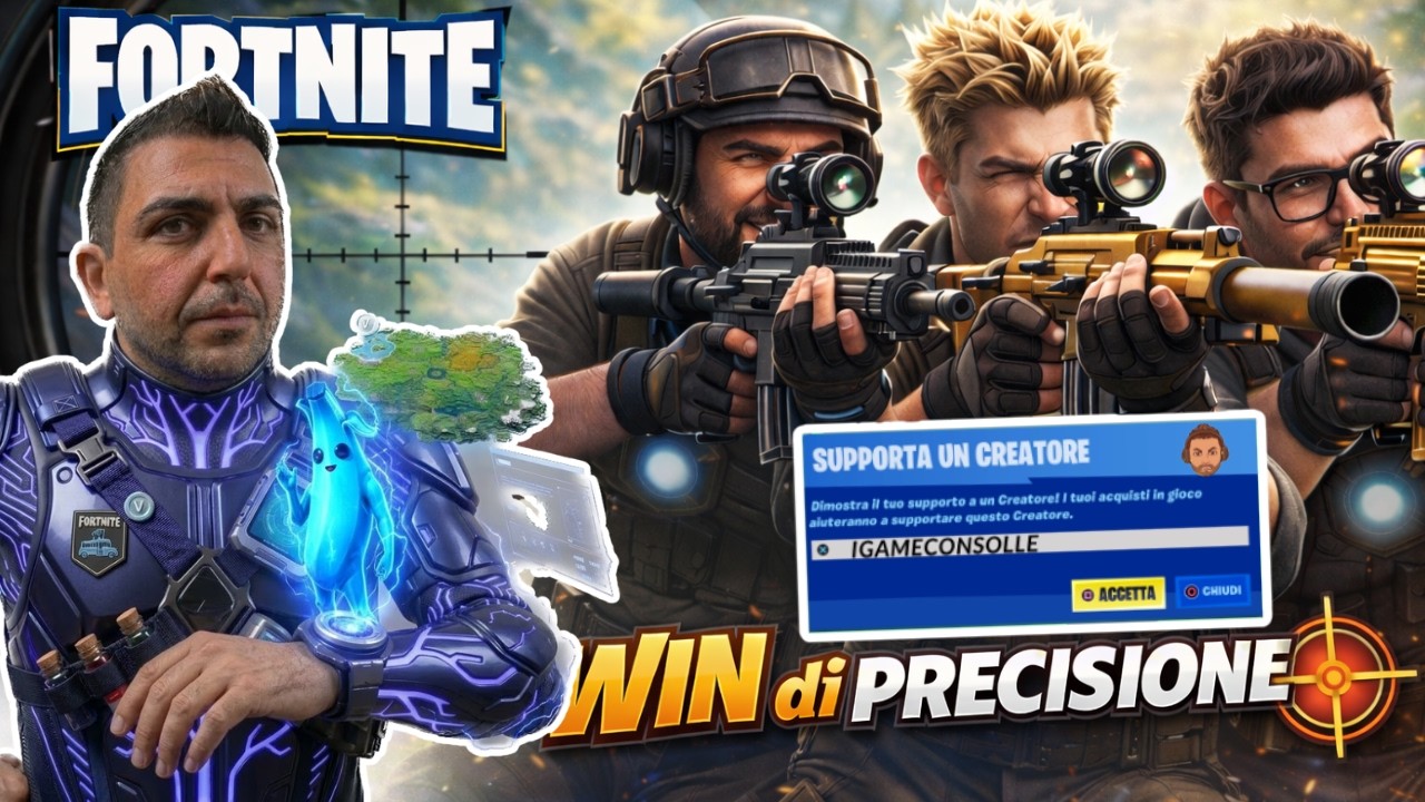 🎯 WIN di PRECISIONE in TRIO! Partita perfetta | Fortnite