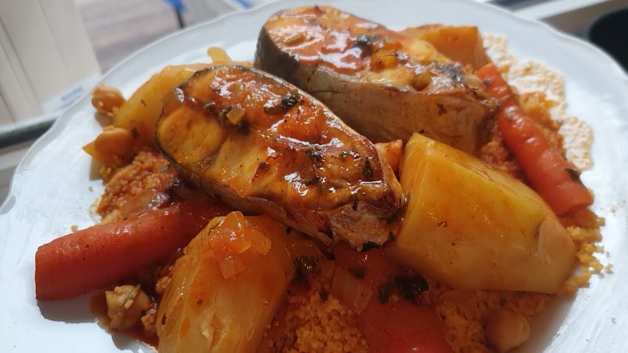 COUSCOUS POISSON  PLUS RAPIDE TU TROUVE PAS