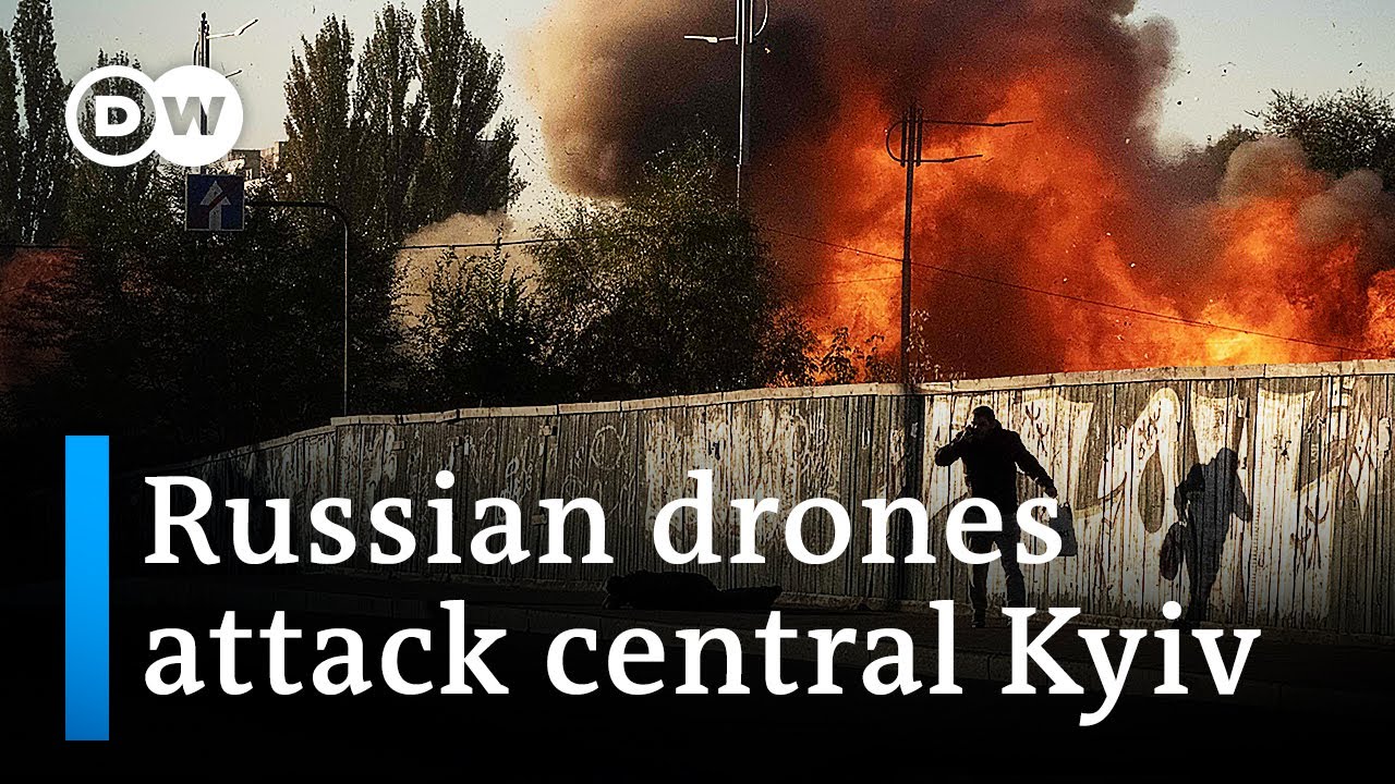 War in Ukraine: Explosions rock central Kyiv | DW News