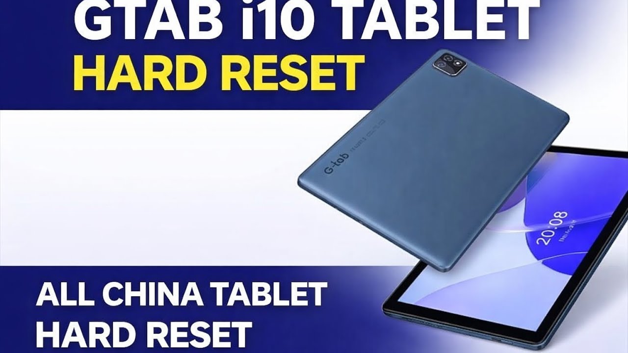 How To Reset G-Tab T10 Tablet | All China Tablet Hard Reset | China Android Tablet Reset