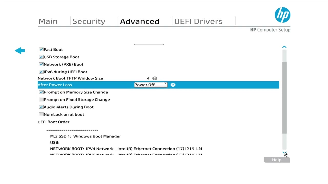HP Elite Mini 800 G9 BIOS UEFI 設定項目一覧 #HP #BIOS #UEFI