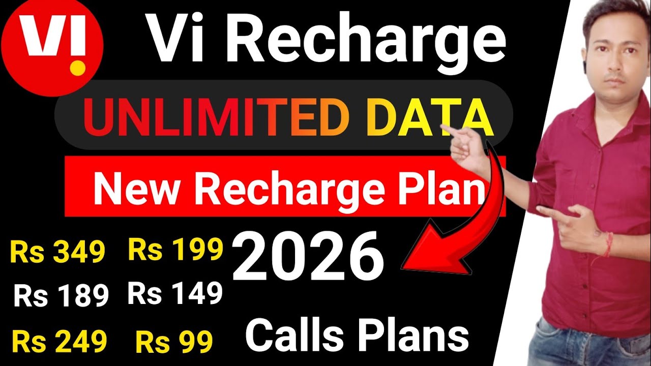 Vodafone best recharge plan 2026 | Vodafone only calling recharge plan 2026 | Vi Best recharge